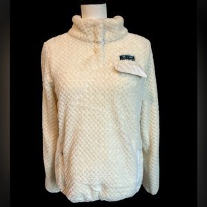 SIMPLY SOUTHERN Cream Fleece Pullover SIZE Small
